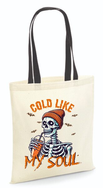 Vászontáska - színes fülű 