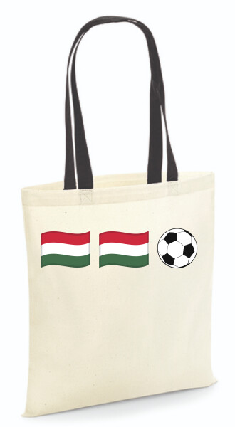 Vászontáska - színes fülű 