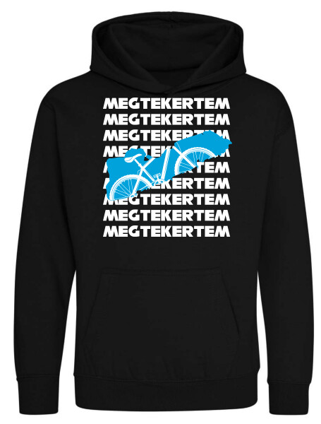 Kapucnis belebújós gyerek pulóver