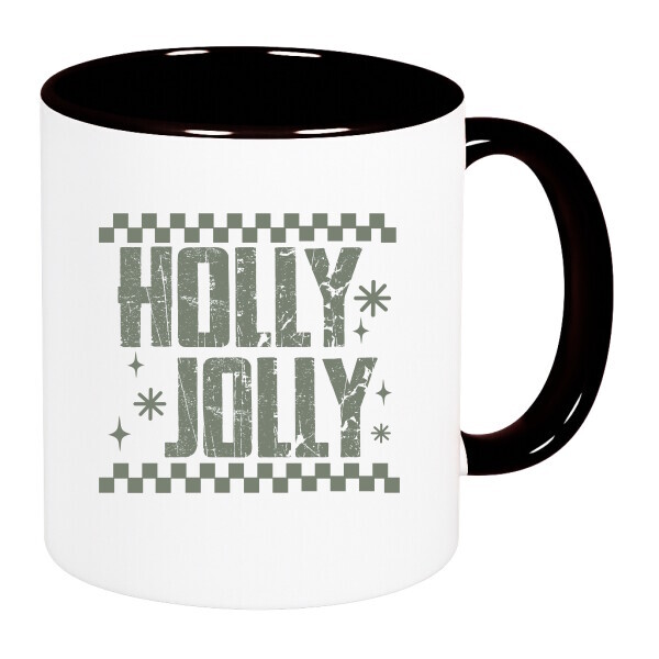 Színes fülű és belsejű bögre