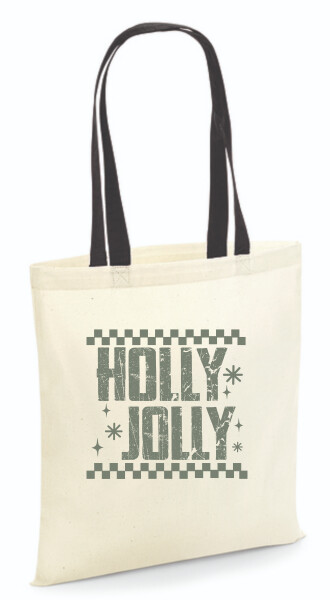 Vászontáska - színes fülű 