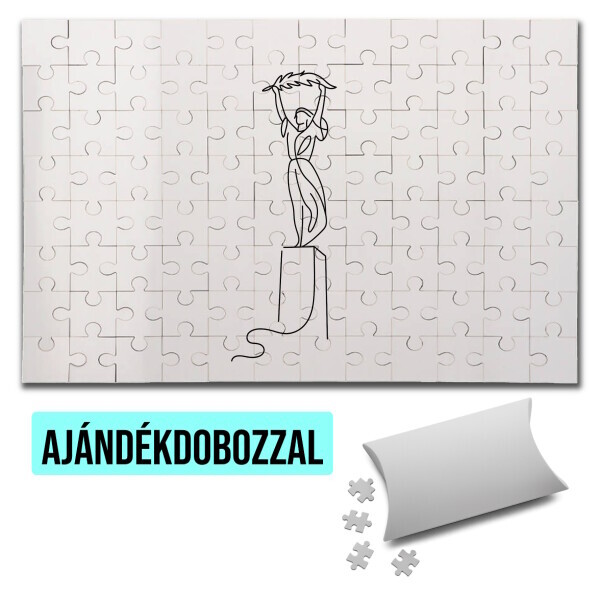 Puzzle - kirakó ajándékdobozzal