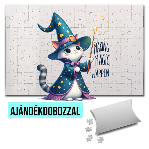 Puzzle - kirakó ajándékdobozzal