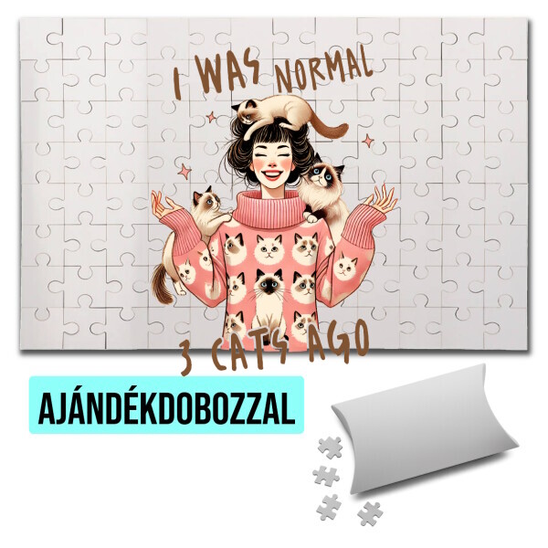 Puzzle - kirakó ajándékdobozzal