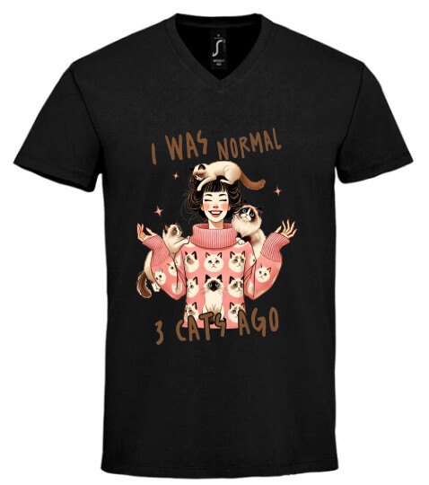 Unisex V nyakú póló