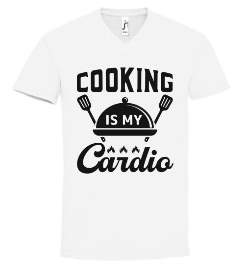 Unisex V nyakú póló