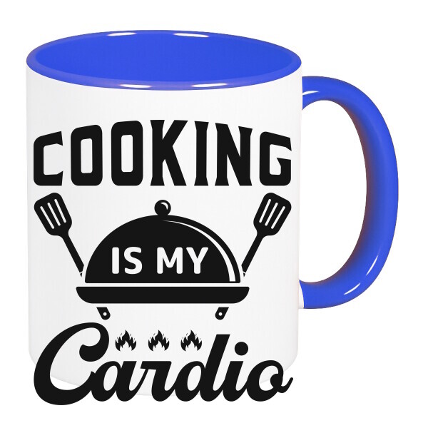 Színes fülű és belsejű bögre