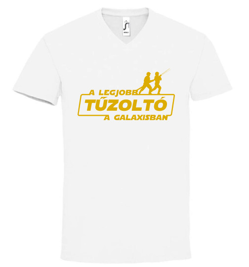 Unisex V nyakú póló