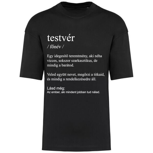 Prémium oversized unisex póló