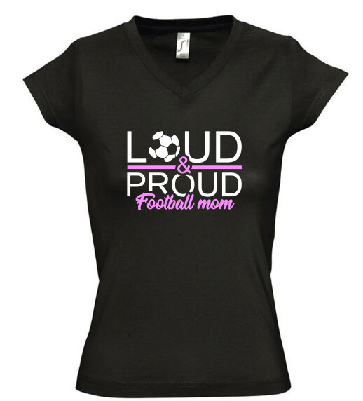 Női V nyakú póló