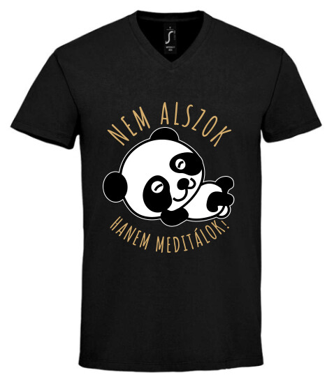 Unisex V nyakú póló