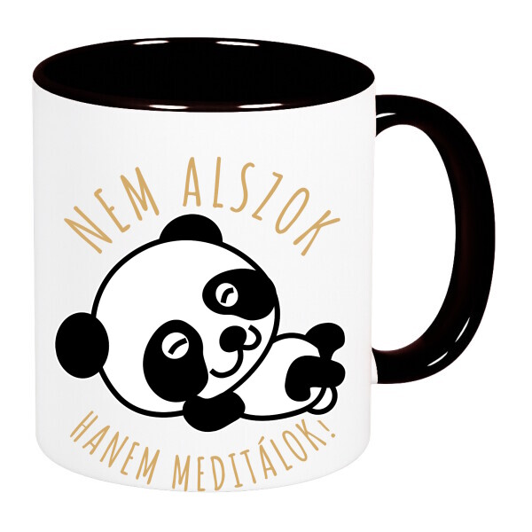 Színes fülű és belsejű bögre