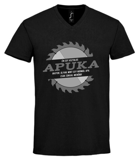 Unisex V nyakú póló