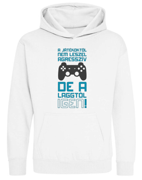 Kapucnis belebújós gyerek pulóver