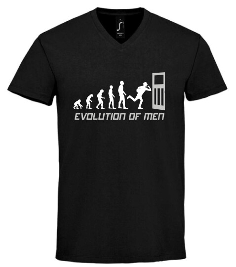 Unisex V nyakú póló