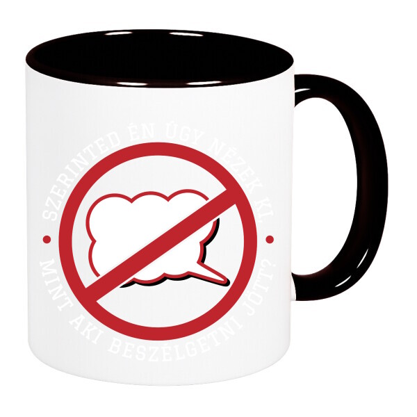 Színes fülű és belsejű bögre