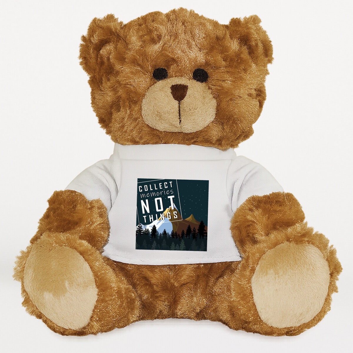 Plüssmaci egyedi pólóval