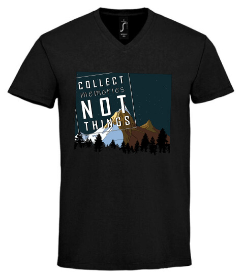 Unisex V nyakú póló