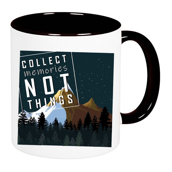 Színes fülű és belsejű bögre