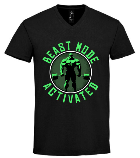 Unisex V nyakú póló