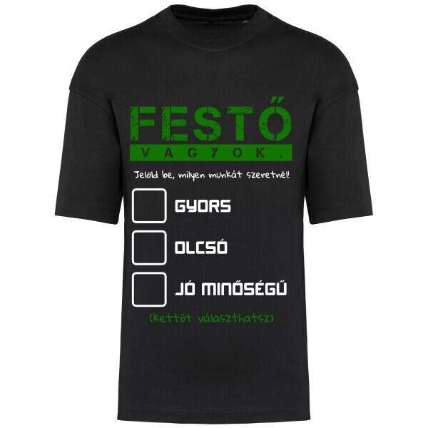 Prémium oversized unisex póló