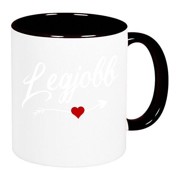 Színes fülű és belsejű bögre