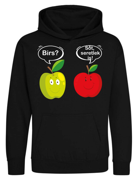 Kapucnis belebújós gyerek pulóver