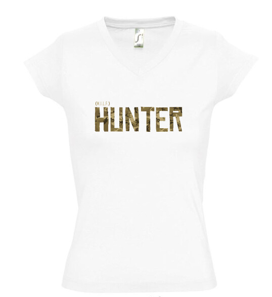 Női V nyakú póló