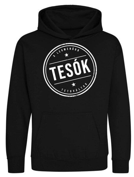 Kapucnis belebújós gyerek pulóver