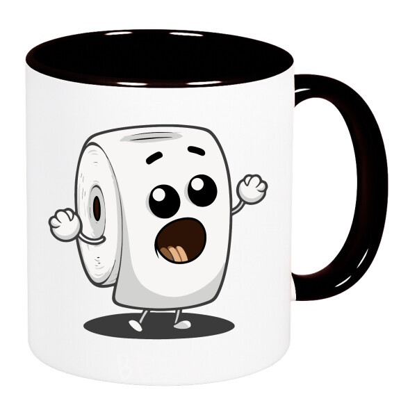 Színes fülű és belsejű bögre