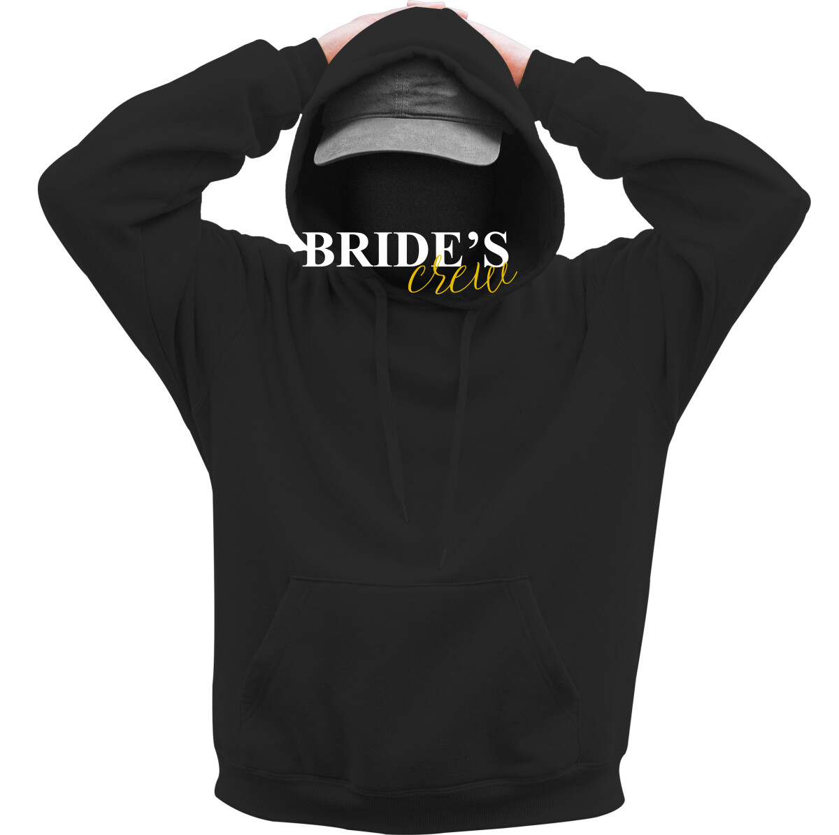 Kapucnis belebújós pulóver