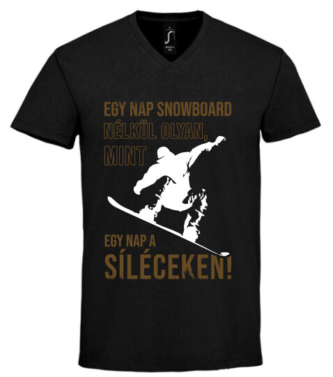 Unisex V nyakú póló