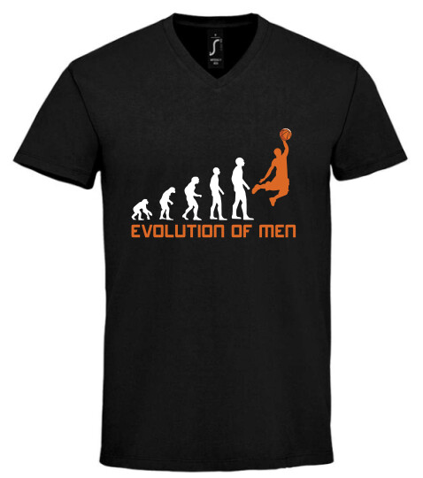 Unisex V nyakú póló