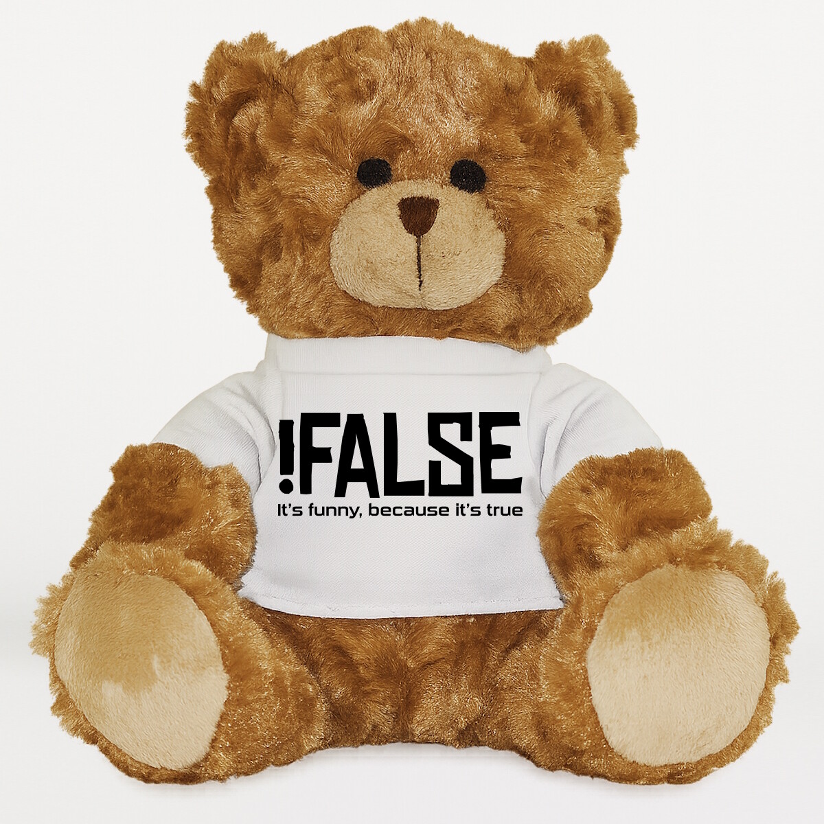 Plüssmaci egyedi pólóval