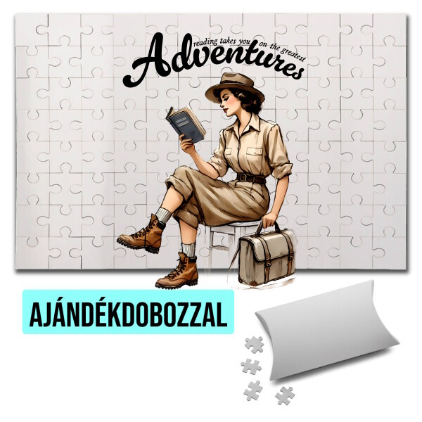 Puzzle - kirakó ajándékdobozzal