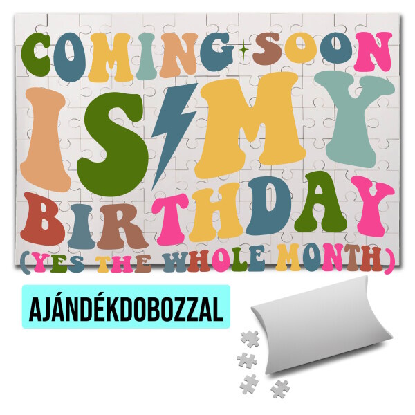 Puzzle - kirakó ajándékdobozzal