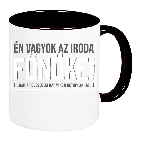 Színes fülű és belsejű bögre