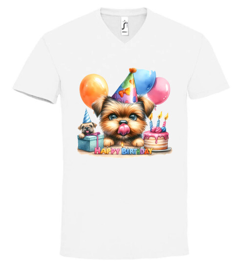 Unisex V nyakú póló