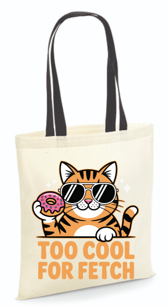 Vászontáska - színes fülű 