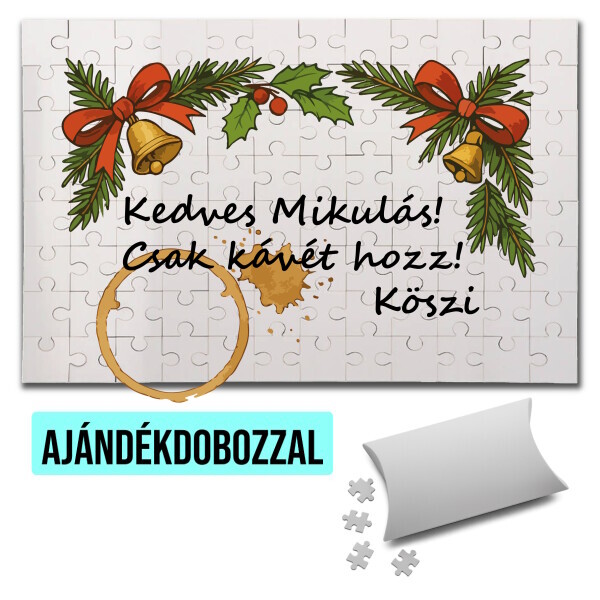 Puzzle - kirakó ajándékdobozzal
