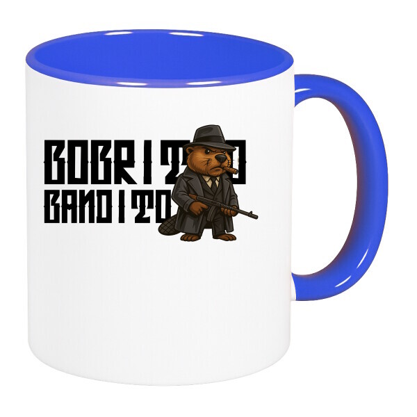 Színes fülű és belsejű bögre