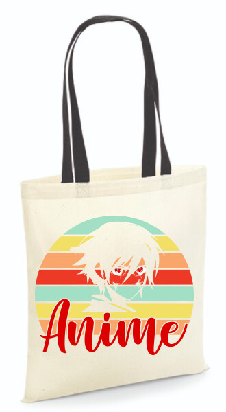 Vászontáska - színes fülű 