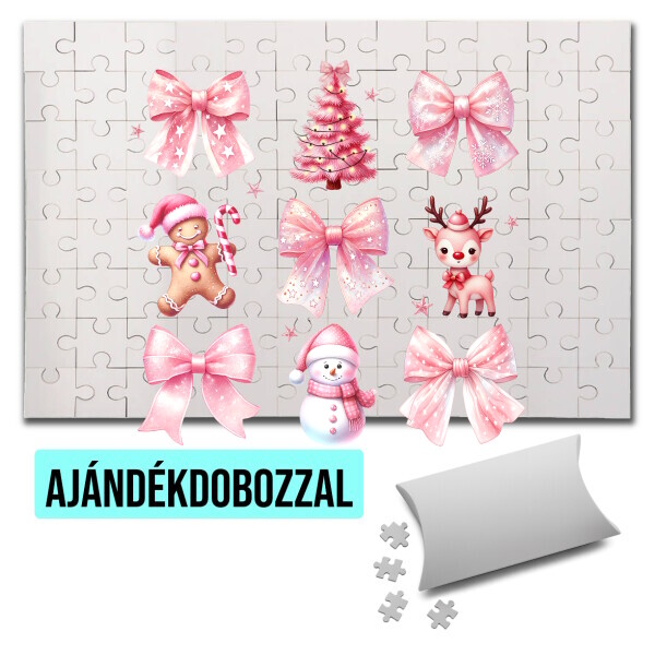 Puzzle - kirakó ajándékdobozzal