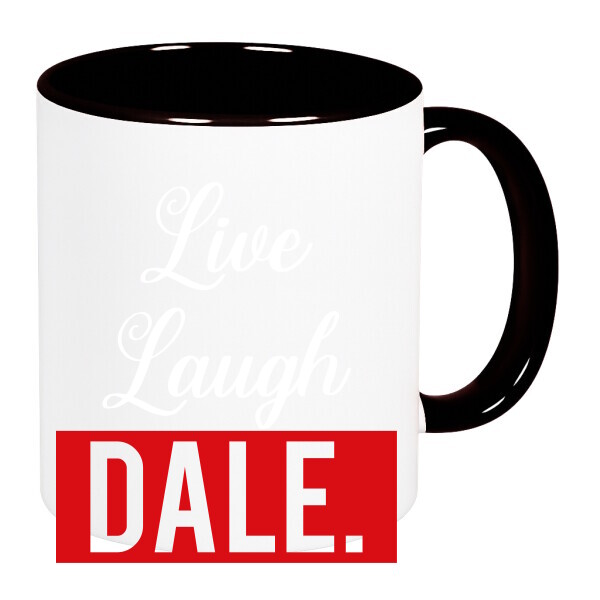 Színes fülű és belsejű bögre