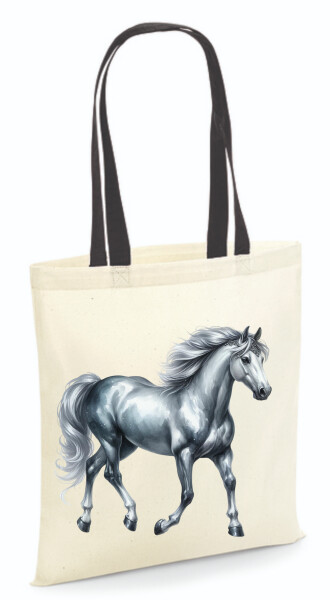 Vászontáska - színes fülű 