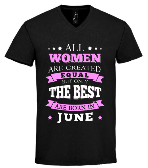 Unisex V nyakú póló