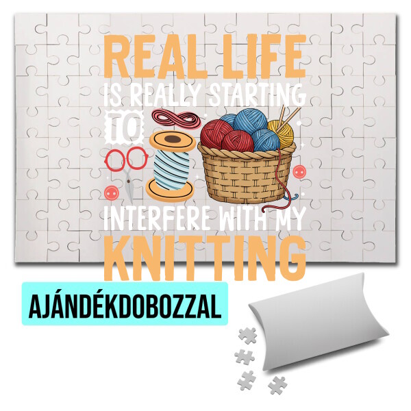 Puzzle - kirakó ajándékdobozzal