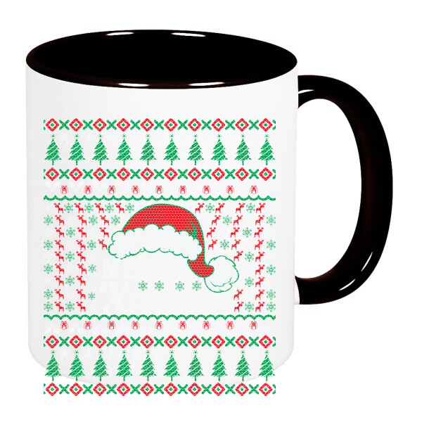 Színes fülű és belsejű bögre