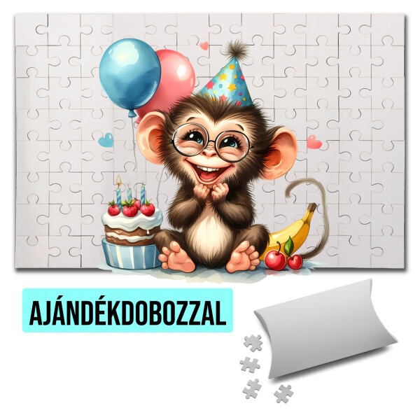 Puzzle - kirakó ajándékdobozzal