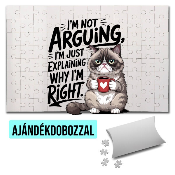 Puzzle - kirakó ajándékdobozzal